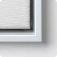 Canvas frame option white