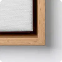 Canvas frame option wood