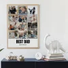 best dad photo collage close up view