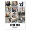 best dad photo collage design