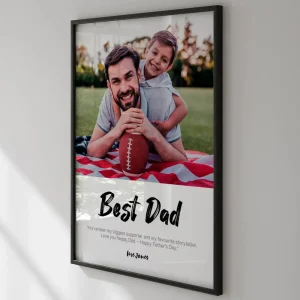 best dad ever photo collage side view