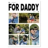 for daddy photo collage design