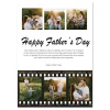happy father’s day memories photo collage design