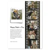 happy father’s day filmstrip photo collage design