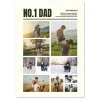 no.1 dad photo collage design