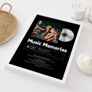 music memories night photo collage side view