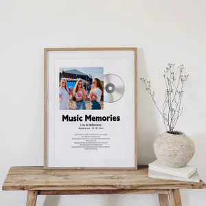 music memories melbourne photo collage close up view