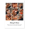 holiday love photo collage design