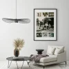 vintage memories photo collage interior view