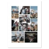 road trip adventure photo collage design
