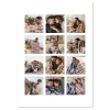 cozy moments photo collage design