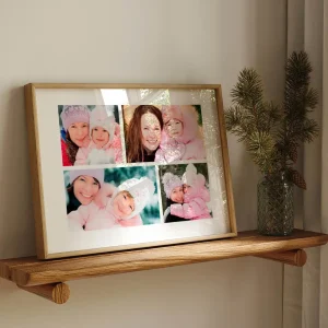 winter smiles photo collage side view