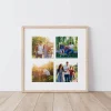 golden hour photo collage close up view