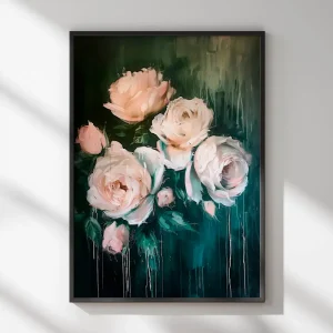 Blooming Elegance Floral wall art prints