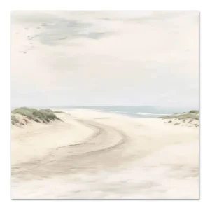 Coastal Tranquillity Beach large wall art