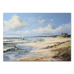 Coastal Breeze Escape Beach large wall art