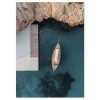 Azure Harbour View Coastal large wall art