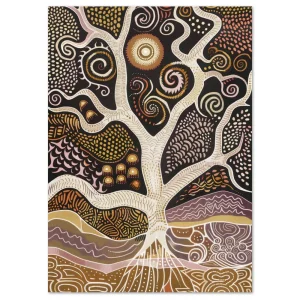 Spirit of the Tree Aboriginal large wall art