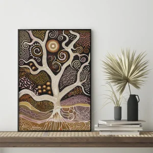 Spirit of the Tree Aboriginal wall art prints