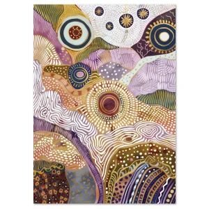 Cosmic Symphony Aboriginal large wall art