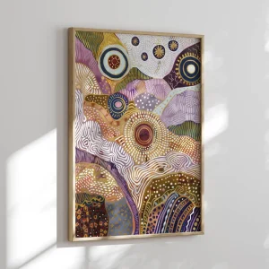 Cosmic Symphony Aboriginal wall art prints
