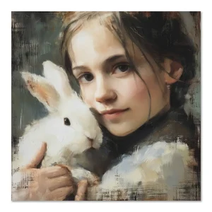 Gentle Companions Beauty large wall art