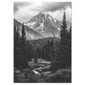 Majesty of the Peaks Mountains large wall art