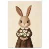 Bunny with Daisies Kids large wall art