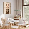 Bunny with Daisies Kids canvas prints