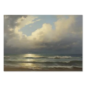 Radiance of the Sea Beach large wall art