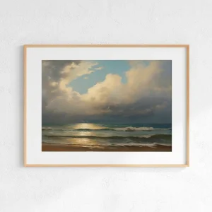 Radiance of the Sea Beach wall art prints
