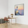 Lighthouse Glow Coastal canvas prints