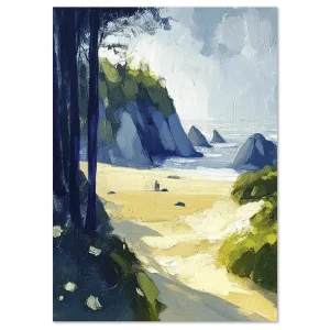 Shores of Tranquillity Coastal large wall art