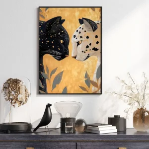 Stare of the Wild Cartoon wall art prints