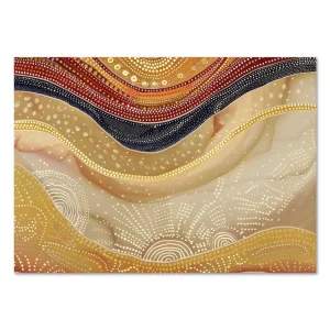 Spirit of the Earth Aboriginal large wall art