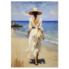 Stroll by the Sea Coastal large wall art