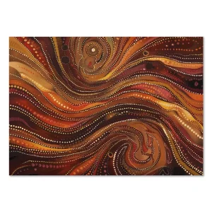 Flow of Ancestors Aboriginal large wall art