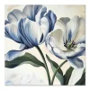 Blue Tulip Bloom Floral large wall art