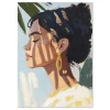 Golden Light Muse Beauty large wall art