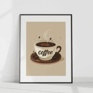 Morning Coffee Bliss Lifestyle wall art prints