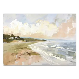 Coastal Morning Glow Coastal large wall art