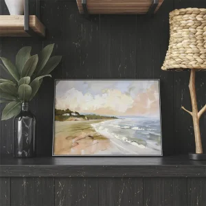 Coastal Morning Glow Coastal wall art prints