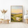 Golden Valley Stream Rural poster prints