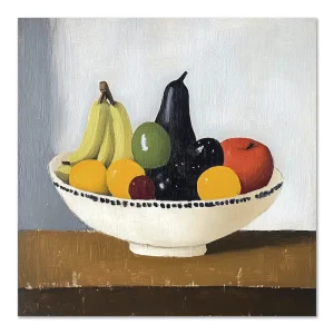 Bowl of Summer Fruits Food large wall art