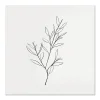 Minimal Leaf Sketch Line large wall art