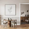 Minimal Leaf Sketch Line poster prints