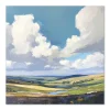Skies of Freedom Mountains large wall art