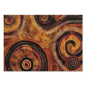 Circles of Life Aboriginal large wall art