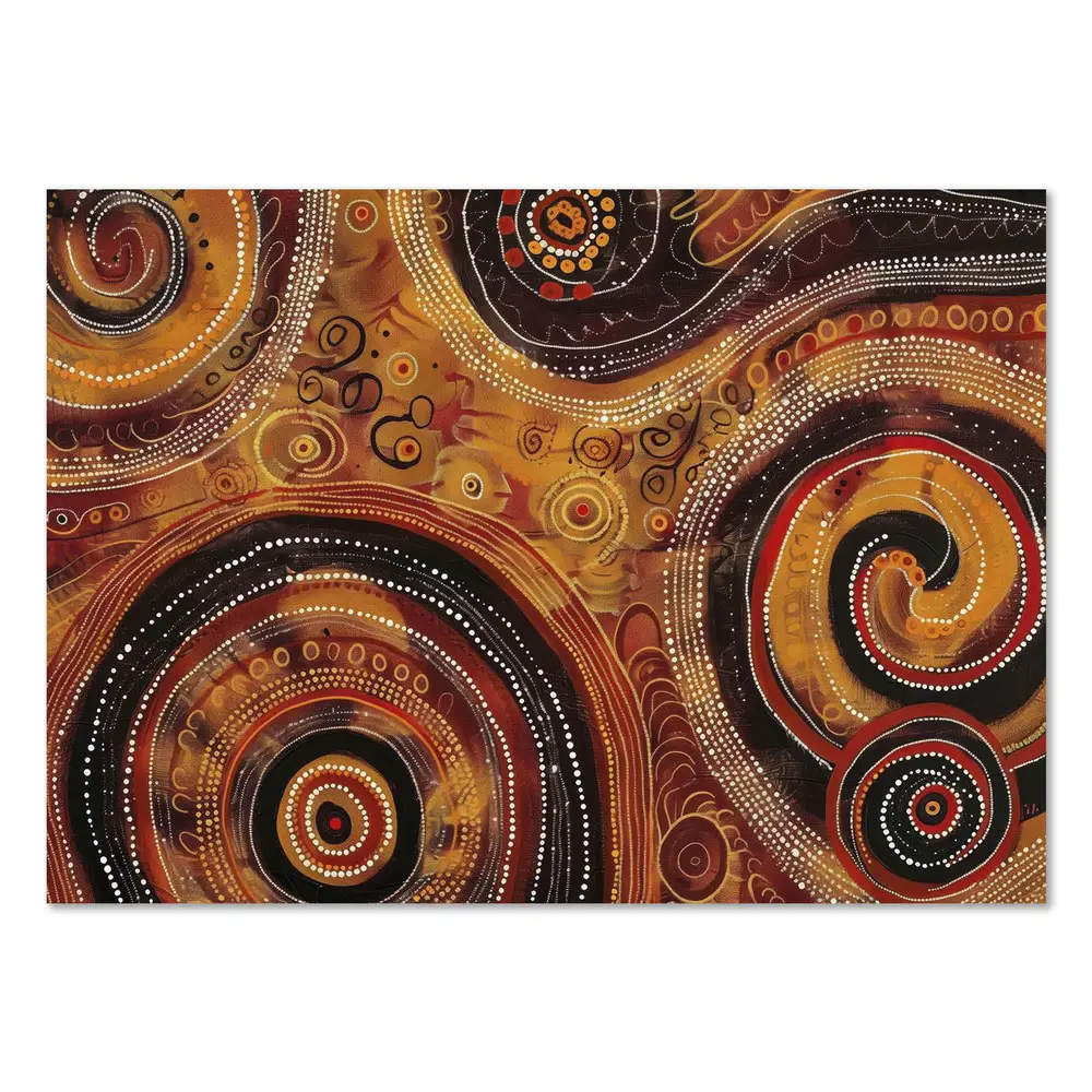 Circles of Life, Aboriginal Art Print