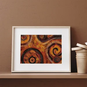 Circles of Life Aboriginal wall art prints